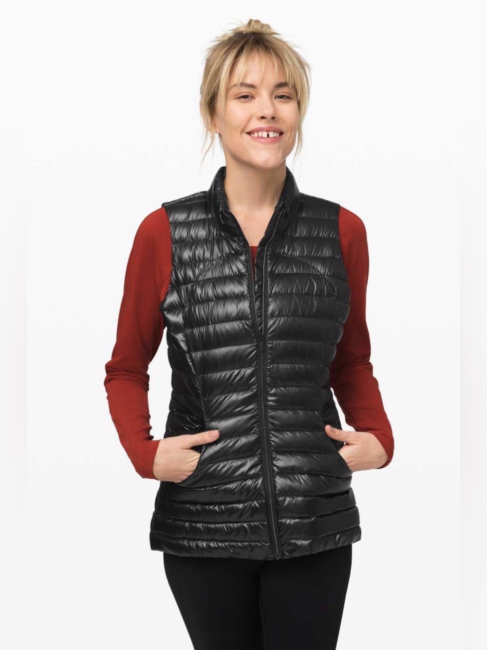 Lululemon Pack It Down Vest *Shine Black